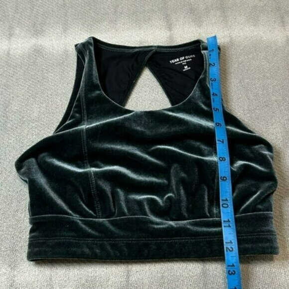 Year of Ours Velour Sports Bra Crop Top Size Medium - Picture 5 of 10